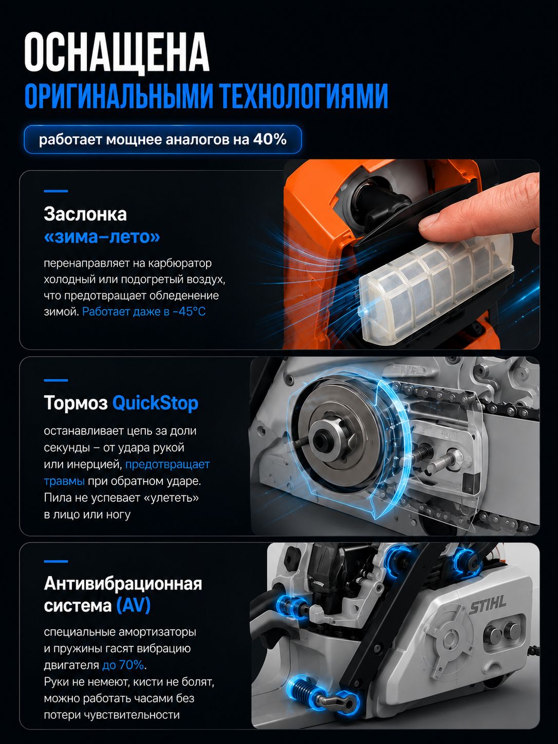 12355950025.jpg Бензопила цепная бензиновая STIHL MS 250 штиль — изображение 4
