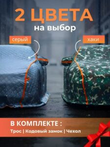 Портативный гараж-тент чехол на машину зимний д450*в170 — изображение 2
