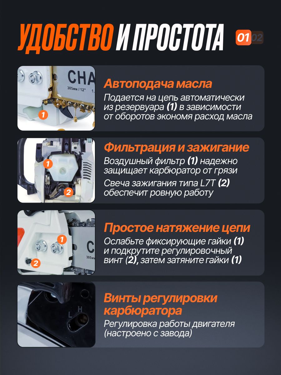 12688000031.jpg Бензопила бензиновая цепная пила Штиль MS2500 — изображение 7
