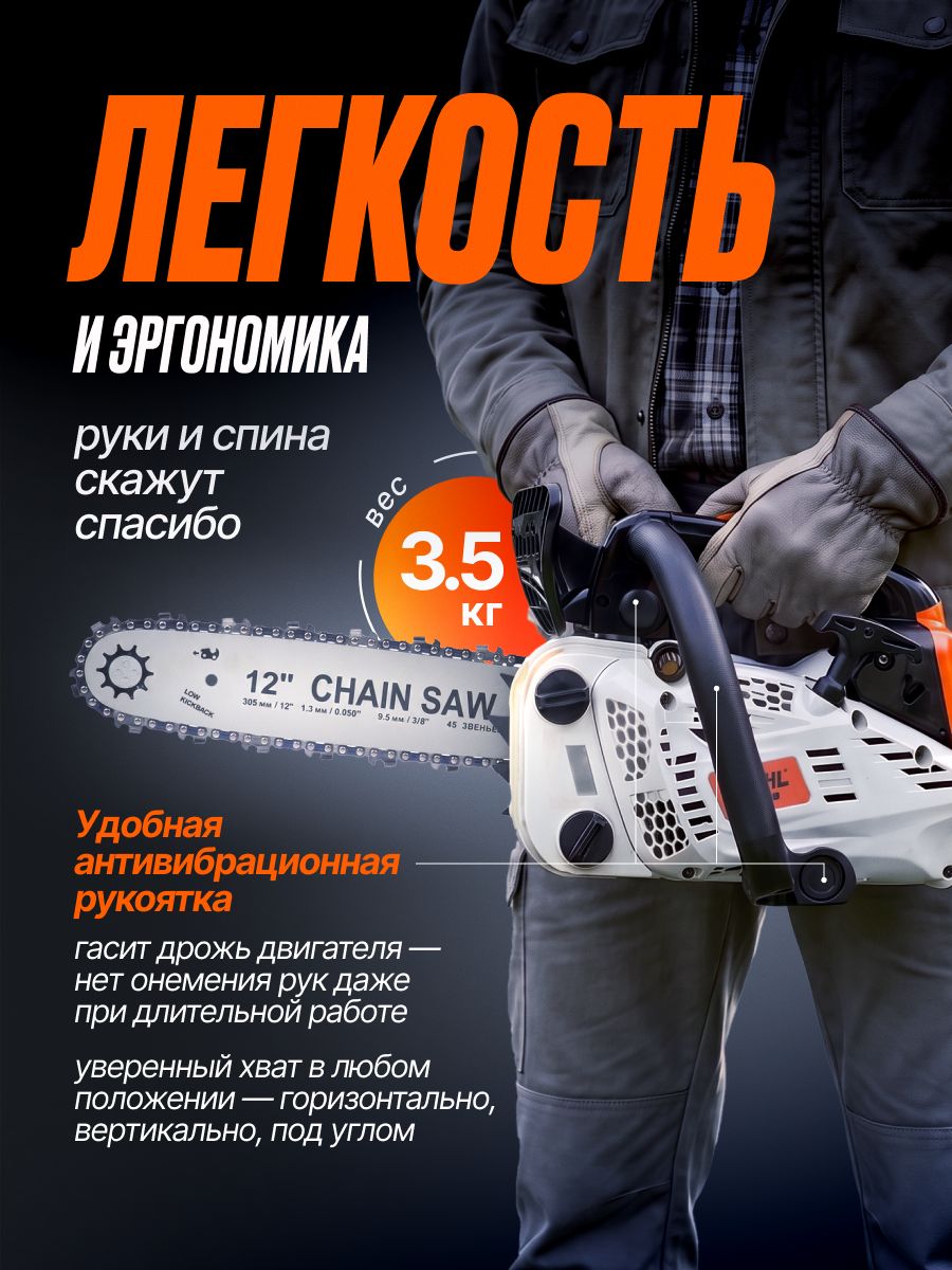 12688000229.jpg Бензопила бензиновая цепная пила Штиль MS2500 — изображение 4