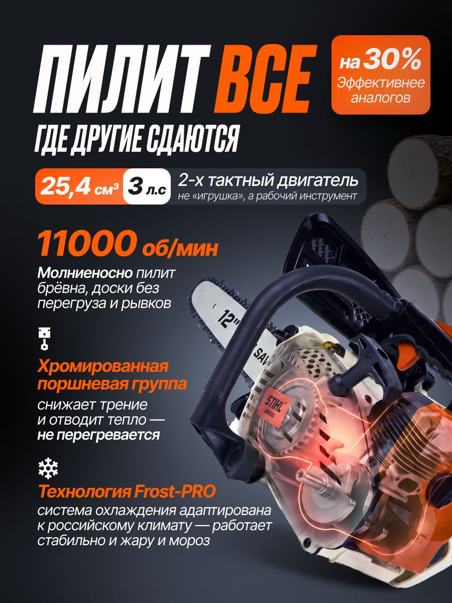 12688002179.jpg Бензопила бензиновая цепная пила Штиль MS2500 — изображение 2