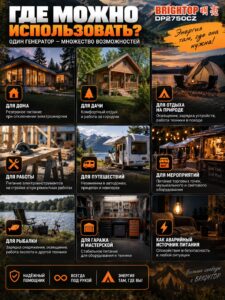 Генератор бензиновый инверторный BRIGHTOP — изображение 3